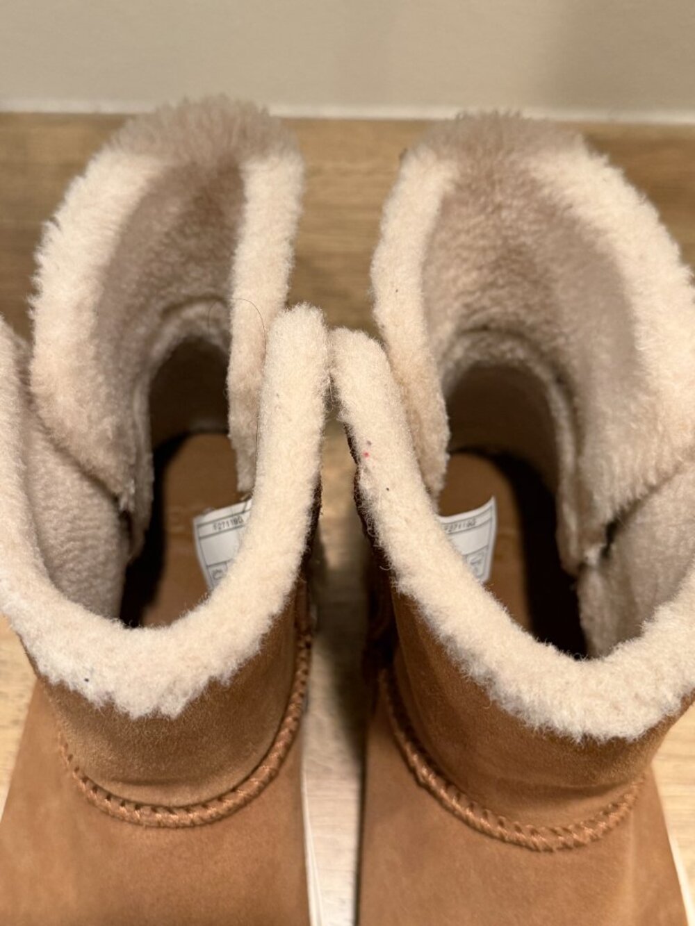 UGG Aika Chestnut Suede Buckle Sneaker Boots Size 7.5 - Picture 4 of 10